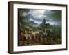 Christ Preaching on the Sea of Galilee-Jan Brueghel the Elder-Framed Giclee Print