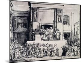 Christ Presented to the People, 1655-Rembrandt van Rijn-Mounted Giclee Print