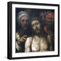 Christ Presented to the People: Ecco Homo (Detail)-Giovani Antonio Buzz-Framed Art Print