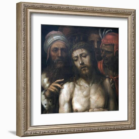 Christ Presented to the People: Ecco Homo (Detail)-Giovani Antonio Buzz-Framed Art Print