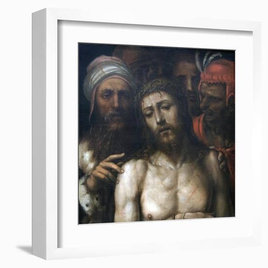 Christ Presented to the People: Ecco Homo (Detail)-Giovani Antonio Buzz-Framed Art Print