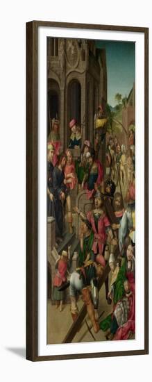 Christ Presented to the People (Triptych: Scenes from the Passion of Christ, Left Pane), C. 1510-null-Framed Giclee Print