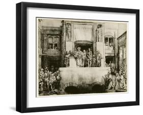 Christ Presented to the People-null-Framed Giclee Print