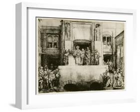 Christ Presented to the People-null-Framed Giclee Print