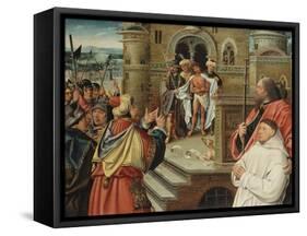 Christ Presented to the People-Hendrik Avercamp-Framed Stretched Canvas