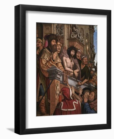 Christ Presented to the People-Quentin Massys-Framed Premium Giclee Print
