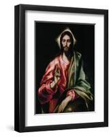 Christ Redeemer, 1610-1614-El Greco-Framed Giclee Print