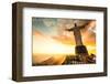 Christ Redeemer Rio De Janeiro-null-Framed Art Print