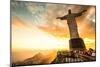 Christ Redeemer Rio De Janeiro-null-Mounted Art Print