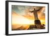 Christ Redeemer Rio De Janeiro-null-Framed Art Print