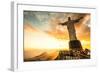 Christ Redeemer Rio De Janeiro-null-Framed Art Print