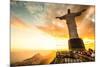 Christ Redeemer Rio De Janeiro-null-Mounted Art Print