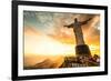 Christ Redeemer Rio De Janeiro-null-Framed Art Print