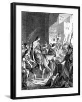 Christ Riding into Jerusalem on an Ass, C1860-null-Framed Giclee Print