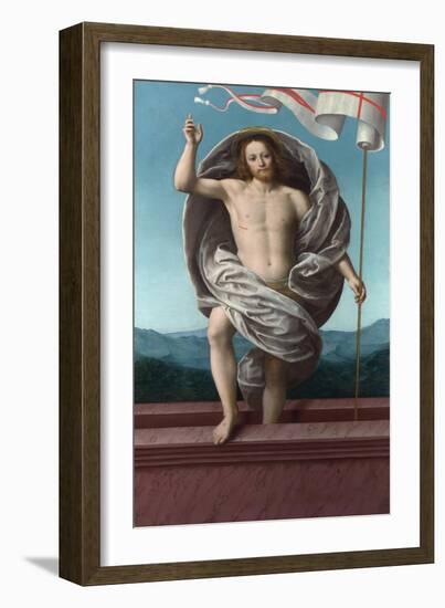 Christ Rising from the Tomb, C.1540-Gaudenzio Ferrari-Framed Giclee Print