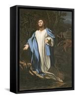 Christ's Agony in the Garden-Correggio-Framed Stretched Canvas