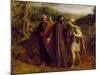 Christ's Appearance to the Two Disciples Journeying to Emmaus, 1835-John Linnell-Mounted Giclee Print