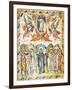 Christ's Ascension, Miniature from the Rabula Gospels, Syria 6th Century-null-Framed Giclee Print