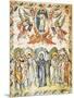 Christ's Ascension, Miniature from the Rabula Gospels, Syria 6th Century-null-Mounted Giclee Print