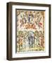 Christ's Ascension, Miniature from the Rabula Gospels, Syria 6th Century-null-Framed Giclee Print