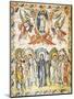 Christ's Ascension, Miniature from the Rabula Gospels, Syria 6th Century-null-Mounted Giclee Print