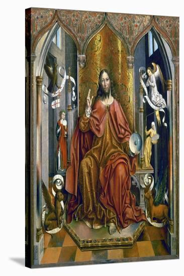 Christ's Blessing', 1494-1496, Mixed media on panel, 169 cm x 132 cm-Fernando Gallego-Stretched Canvas