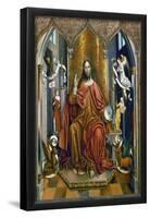 Christ's Blessing', 1494-1496, Mixed media on panel, 169 cm x 132 cm-Fernando Gallego-Framed Poster