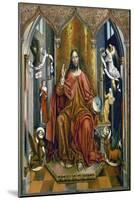 Christ's Blessing', 1494-1496, Mixed media on panel, 169 cm x 132 cm-Fernando Gallego-Mounted Poster