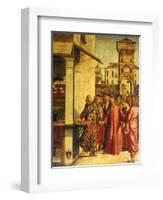 Christ's Calling of St Matthew-Vittore Carpaccio-Framed Giclee Print