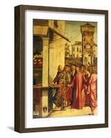 Christ's Calling of St Matthew-Vittore Carpaccio-Framed Giclee Print