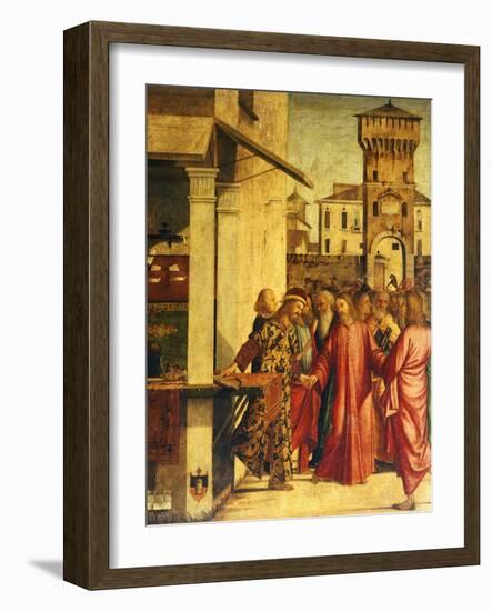 Christ's Calling of St Matthew-Vittore Carpaccio-Framed Giclee Print