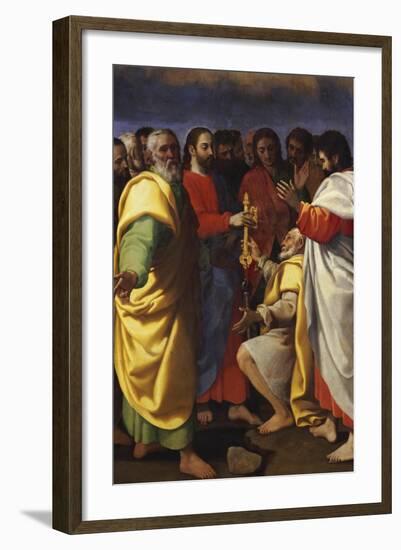 Christ's Charge to Saint Peter-Giuseppe Vermiglio-Framed Giclee Print