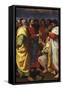 Christ's Charge to Saint Peter-Giuseppe Vermiglio-Framed Stretched Canvas