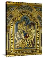 Christ's Descent into Hell, Enamel, Verdun Altar, Begun 1181-Nicholas of Verdun-Stretched Canvas