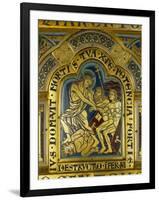 Christ's Descent into Hell, Enamel, Verdun Altar, Begun 1181-Nicholas of Verdun-Framed Giclee Print