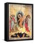 Christ's Descent into Hell, Russian Icon, Novgorod School, Late 14th Century-null-Framed Stretched Canvas