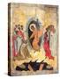 Christ's Descent into Hell, Russian Icon, Novgorod School, Late 14th Century-null-Stretched Canvas