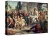 Christ's Entrance into Jerusalem-Bernhard Plockhorst-Stretched Canvas