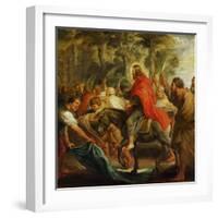 Christ's Entry into Jerusalem, 1632-Peter Paul Rubens-Framed Giclee Print