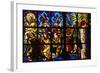 Christ's Entry into Jerusalem, Detail, Stained Glass Window, Basilica of Our Lady of Peace-null-Framed Giclee Print