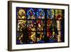 Christ's Entry into Jerusalem, Detail, Stained Glass Window, Basilica of Our Lady of Peace-null-Framed Giclee Print