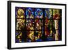 Christ's Entry into Jerusalem, Detail, Stained Glass Window, Basilica of Our Lady of Peace-null-Framed Giclee Print