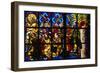 Christ's Entry into Jerusalem, Detail, Stained Glass Window, Basilica of Our Lady of Peace-null-Framed Giclee Print