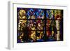 Christ's Entry into Jerusalem, Detail, Stained Glass Window, Basilica of Our Lady of Peace-null-Framed Giclee Print