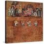 Christ's Entry into Jerusalem, Miniature from the Rossano Gospels-null-Stretched Canvas