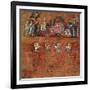 Christ's Entry into Jerusalem, Miniature from the Rossano Gospels-null-Framed Giclee Print