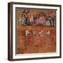 Christ's Entry into Jerusalem, Miniature from the Rossano Gospels-null-Framed Giclee Print