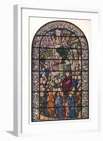 'Christ's Entry Into Jerusalem, Window in the Church of St. Peter, Vere Street, London', c1883-Sir Edward Coley Burne-Jones-Framed Giclee Print