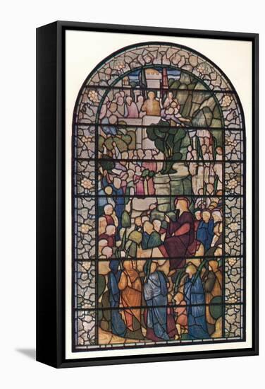 'Christ's Entry Into Jerusalem, Window in the Church of St. Peter, Vere Street, London', c1883-Sir Edward Coley Burne-Jones-Framed Stretched Canvas