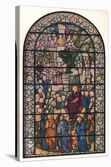 'Christ's Entry Into Jerusalem, Window in the Church of St. Peter, Vere Street, London', c1883-Sir Edward Coley Burne-Jones-Stretched Canvas